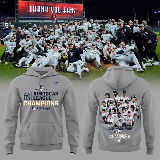 2024 Premium New York Yankees World Series Shirt - Limited Edition New York Yankees 2024 American League Champions Hoodie Set