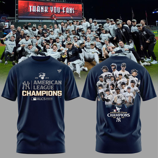 2024 Premium New York Yankees World Series Shirt - Limited Edition New York Yankees 2024 American League Champions