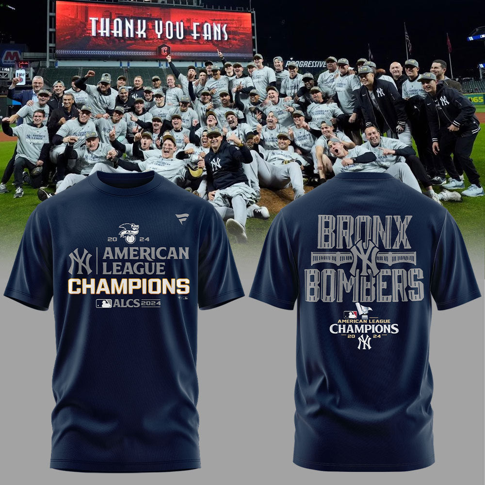 2024 Premium New York Yankees World Series Shirt - Limited Edition Yankees 2024 American League Champions - Bronx Bombers Version