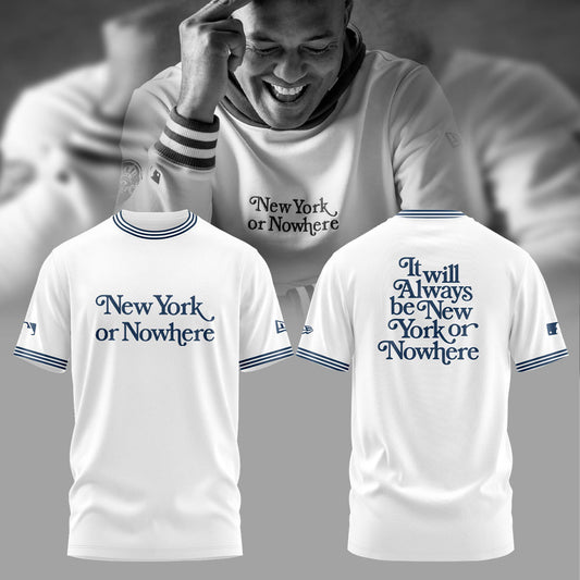 2024 Premium New York Yankees World Series Shirt - Limited Edition New York of Nowhere X New York Yankees T-shirt Jogger Cap Set