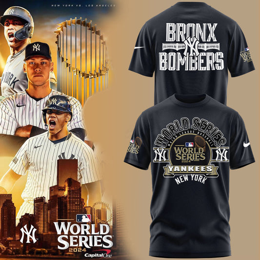 Limited Edition New York Yankees ’47 2024 World Series T-shirt Set - High-End NY Yankees Shirt For Fan - Unique Christmas Gift Idea