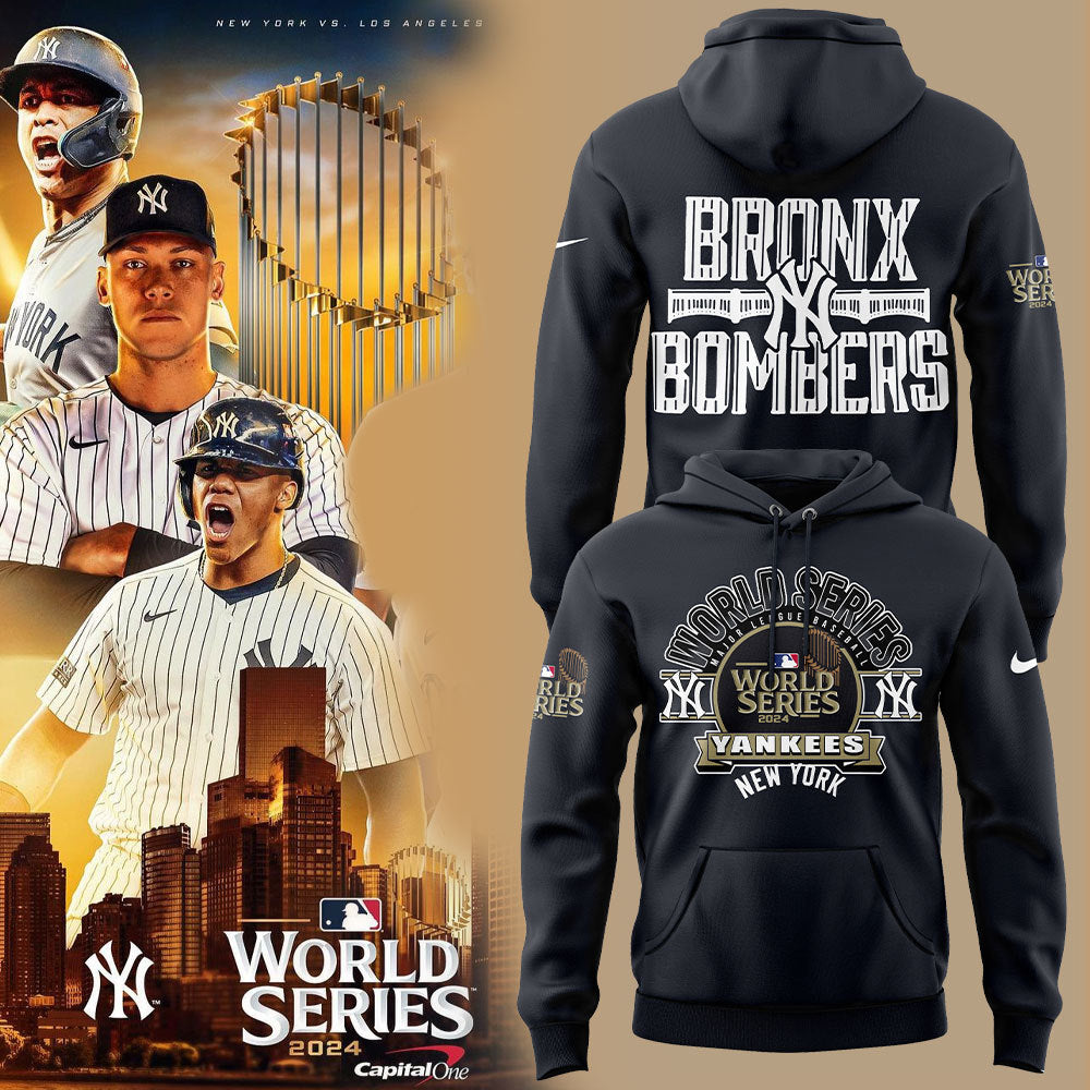 Limited Edition New York Yankees ’47 2024 World Series Hoodie Set - High-End NY Yankees Bombers Version Shirt For Fan - Unique 2024 Christmas Gift Idea