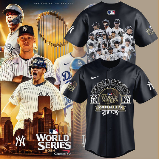 Limited Edition New York Yankees ’47 2024 World Series Jersey Set - High-End NY Yankees Jersey Bombers Version For Fan - Unique Christmas Gift Idea