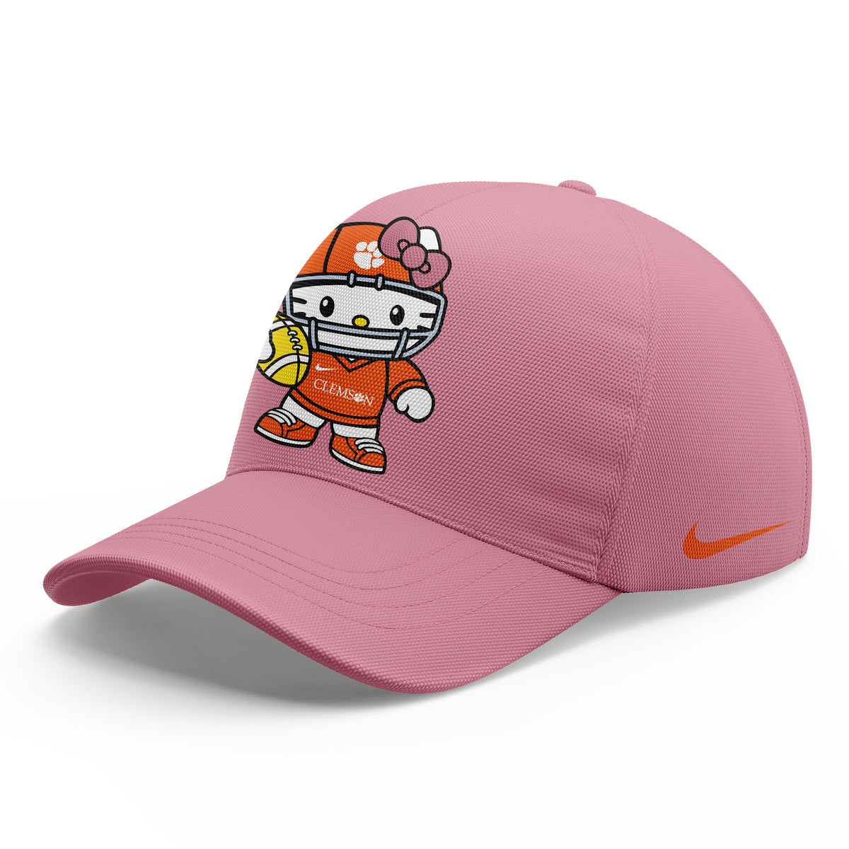 Premium Clemson Tigers Gear - Limited Edition Clemson x Hello Kitty  T-shirt+Pants+Cap Set 2024 - Unique Gift For Clemson Tigers Fan