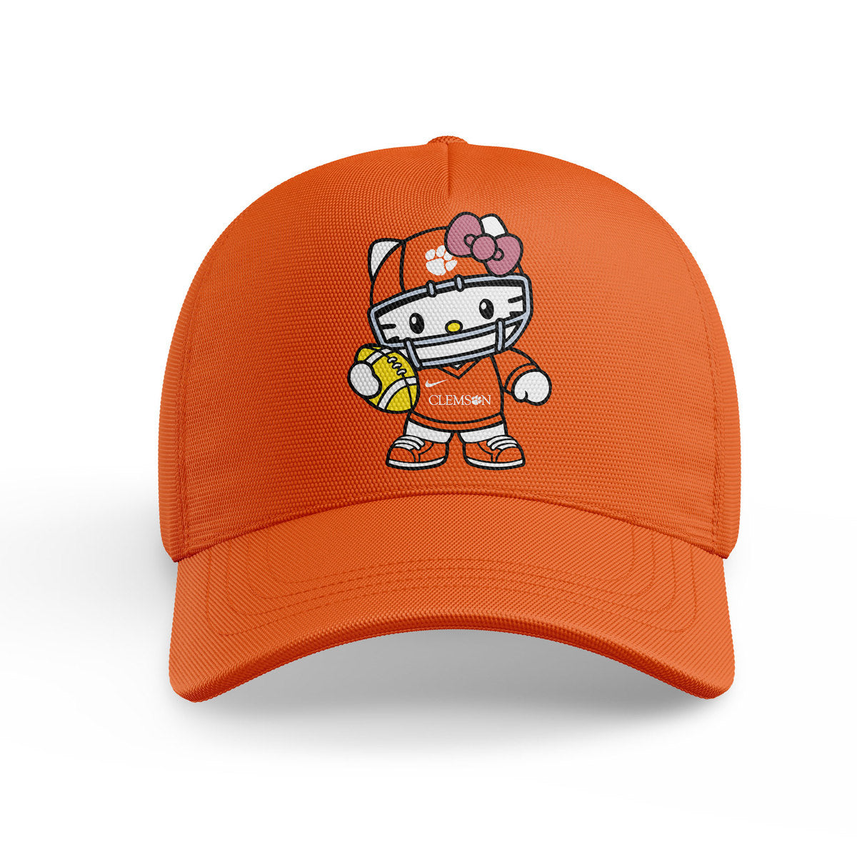 Premium Clemson Tigers Gear - Limited Edition Clemson x Hello Kitty T-shirt+Pants+Cap Set 2024 - Unique Gift For Clemson Tigers Fan