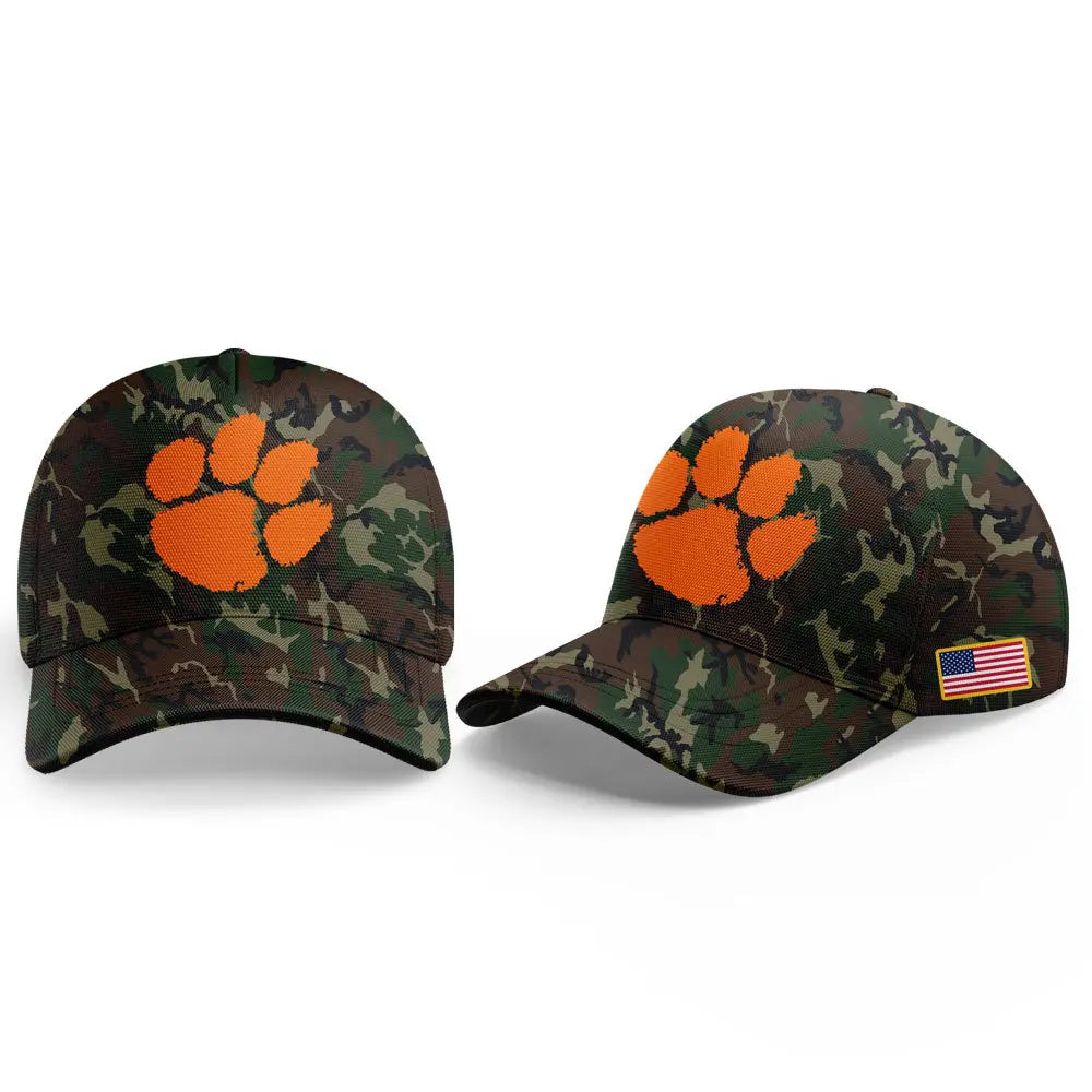 Premium Clemson Tigers Gear - Clemson Football Coach ''Dabo Swinney'' Camo Hoodie Set - Unique Gift For Clemson Tigers Fan