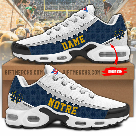 Premium Notre Dame Football Merch - Notre Dame Football Limited 2025 TN Plus Sneakers - Be Bold, Be Gold: Notre Dame Fan Wear!