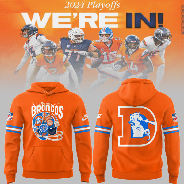 Denver Broncos 2025 Limited Throwback to 77′ Hoodie All Orange