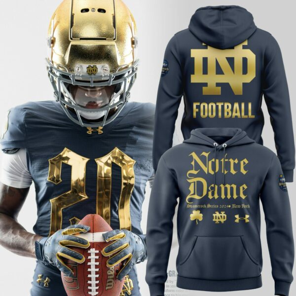 Premium Notre Dame Football Merch - Limited Edition Notre Dame Shamrock Series 2025 Hoodie - Be Bold, Be Gold: Notre Dame Fan Wear!