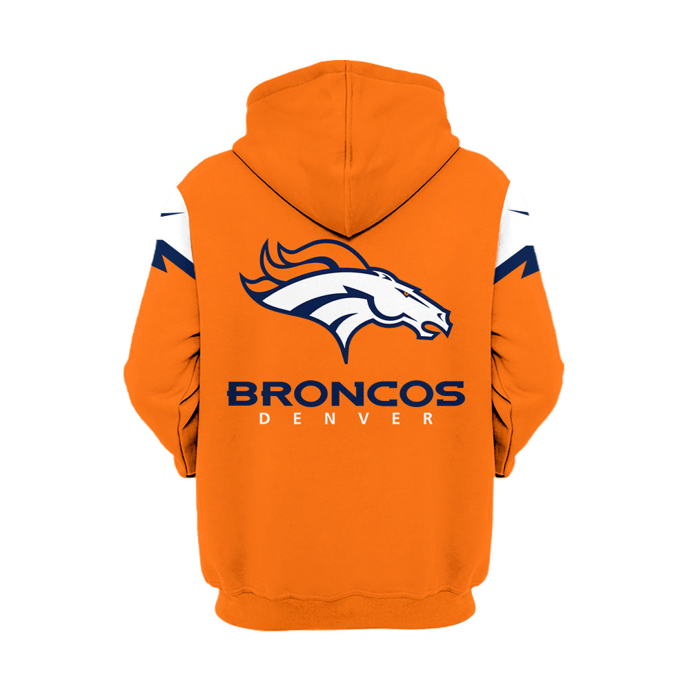 Denver Broncos Hoodie 2024 Season - Broncos 2024 Sunset Orange Limited Hoodie Jogger & Cap Combo