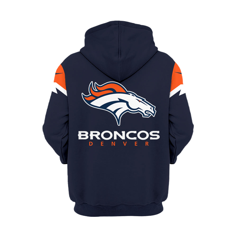 Denver Broncos Hoodie 2024 Season - Broncos 2024 Midnight Navy Limited Hoodie Jogger & Cap Combo