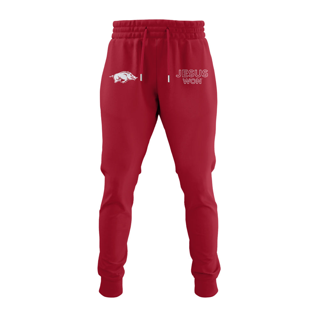 2024 Premium Arkansas Razorbacks 3D T Shirt - Woo Pig Sooie Limited Red T Shirt Jogger & Cap Combo