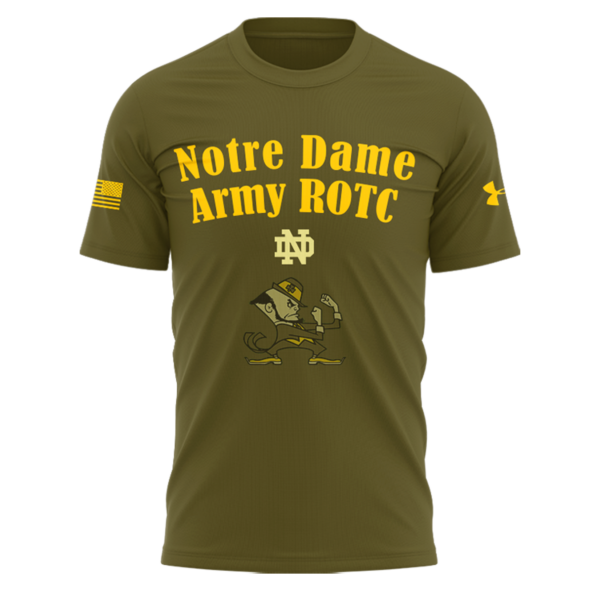 Premium Notre Dame Football Merch - Notre Dame Fighting Irish Limited Edition Salute to Service T-Shirt - Be Bold, Be Gold: Notre Dame Fan Wear!