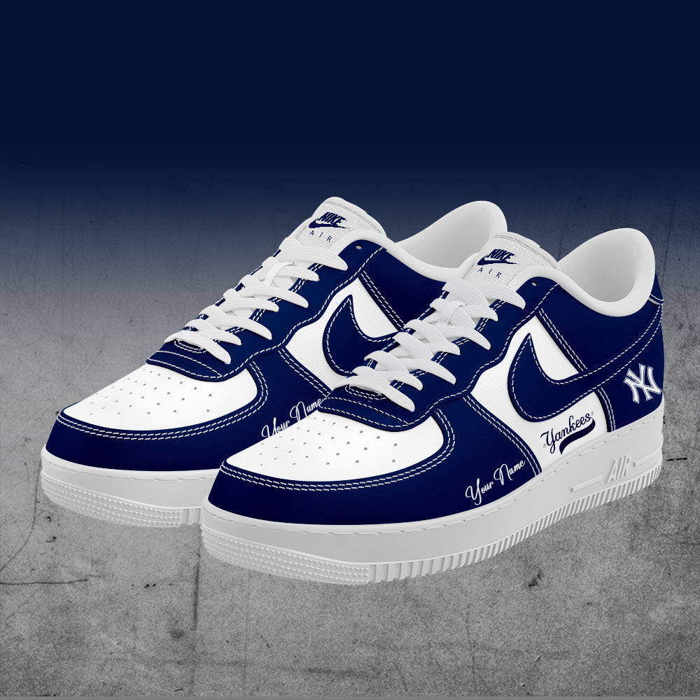 2024 Premium New York Yankees World Series Shoe - New York Yankees Custom Name For Fans AF1