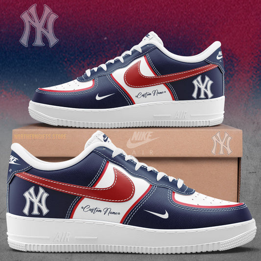 2024 Premium New York Yankees World Series Shoe - New York Yankees Custom Name For Fans AF1 Red