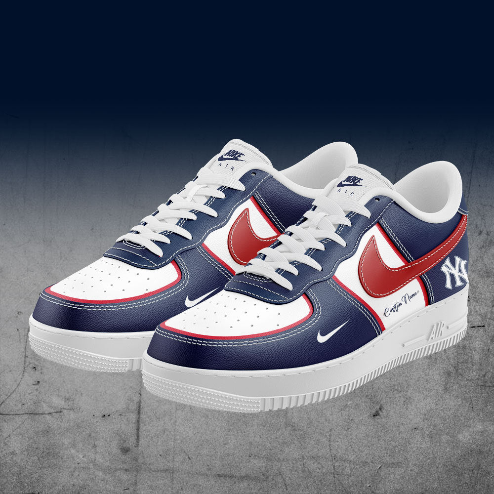 2024 Premium New York Yankees World Series Shoe - New York Yankees Custom Name For Fans AF1 Red