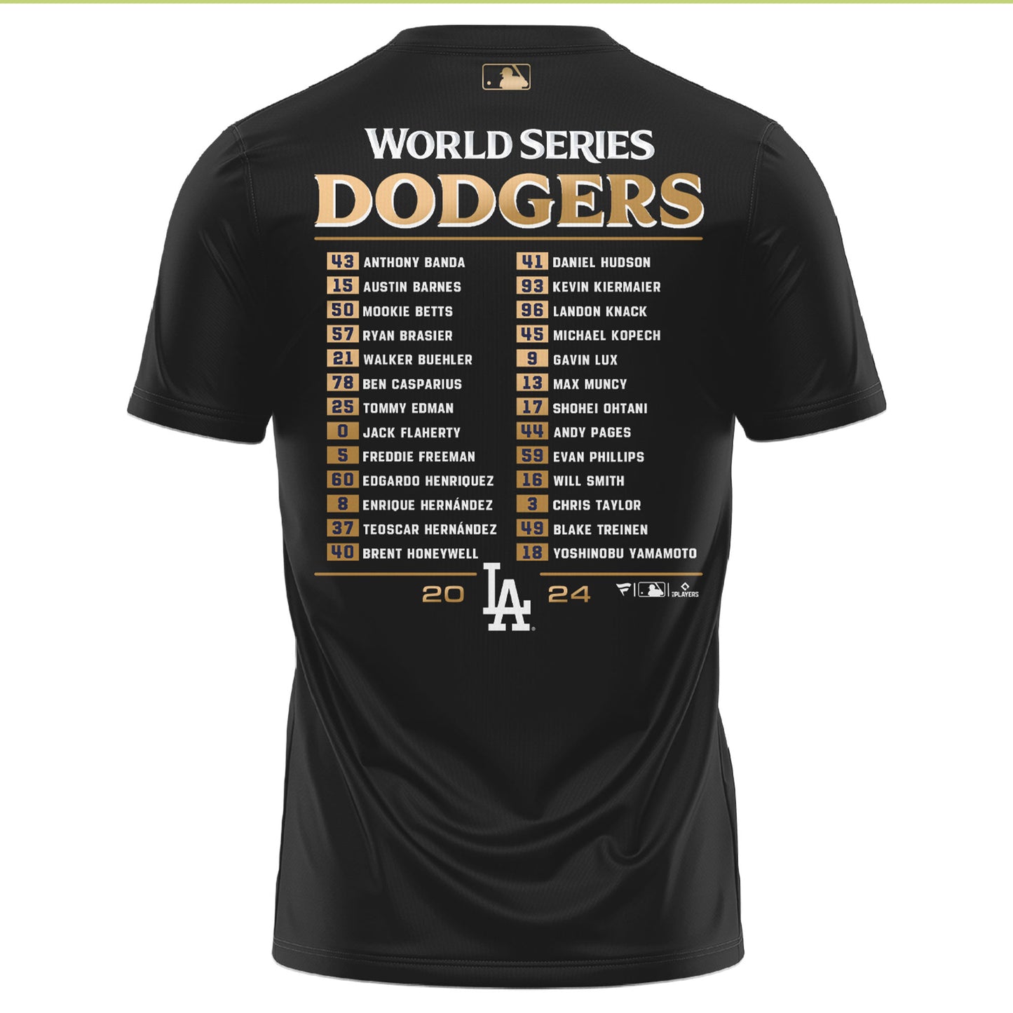 2024 Premium Los Angeles Dodgers Shirt - LA Dodgers World Series Champions T-shirt | Jogger | Cap Combo - Unique Christmas Gift For Real Fan LAD01