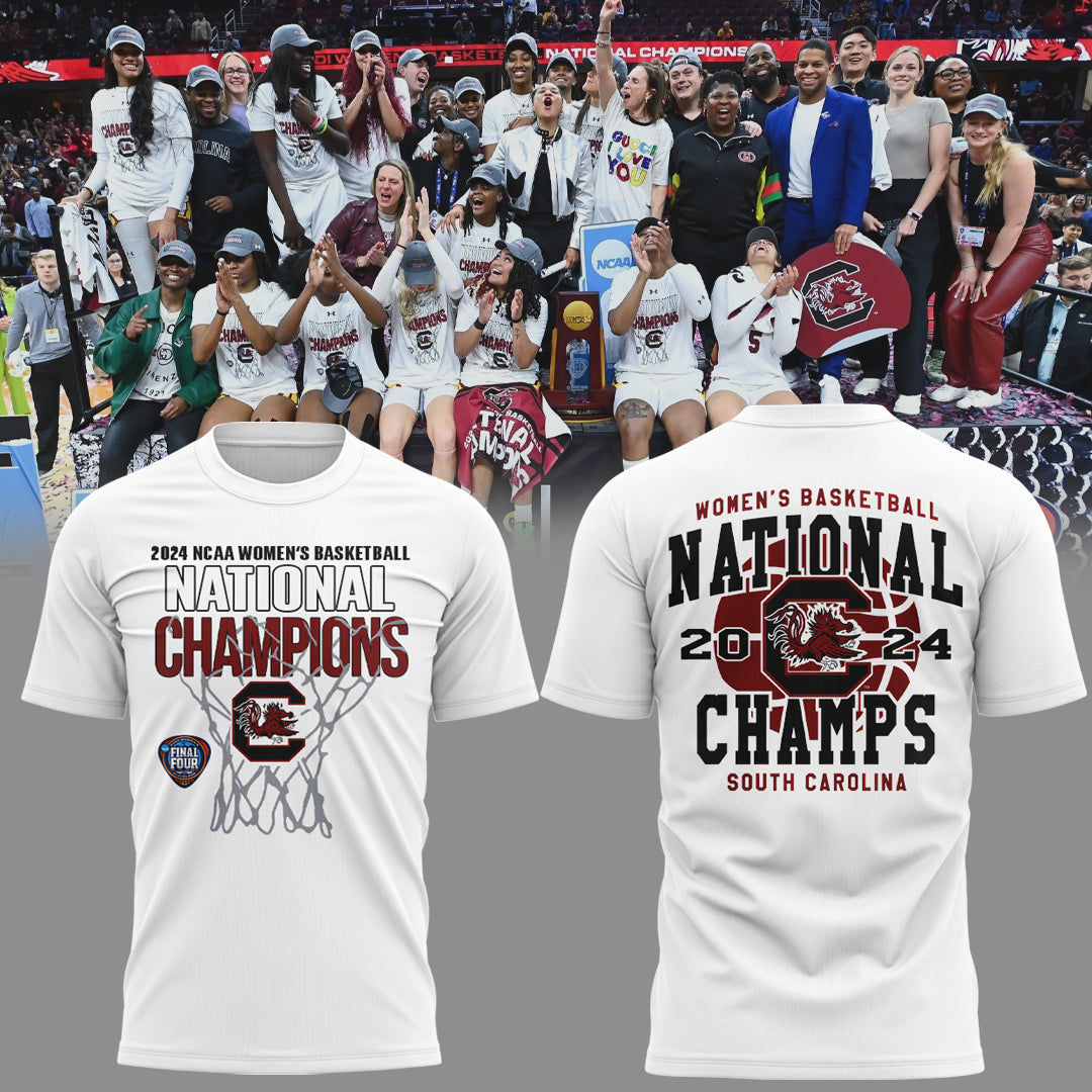 2024 Womens Basketball National Championship Team T-Shirt