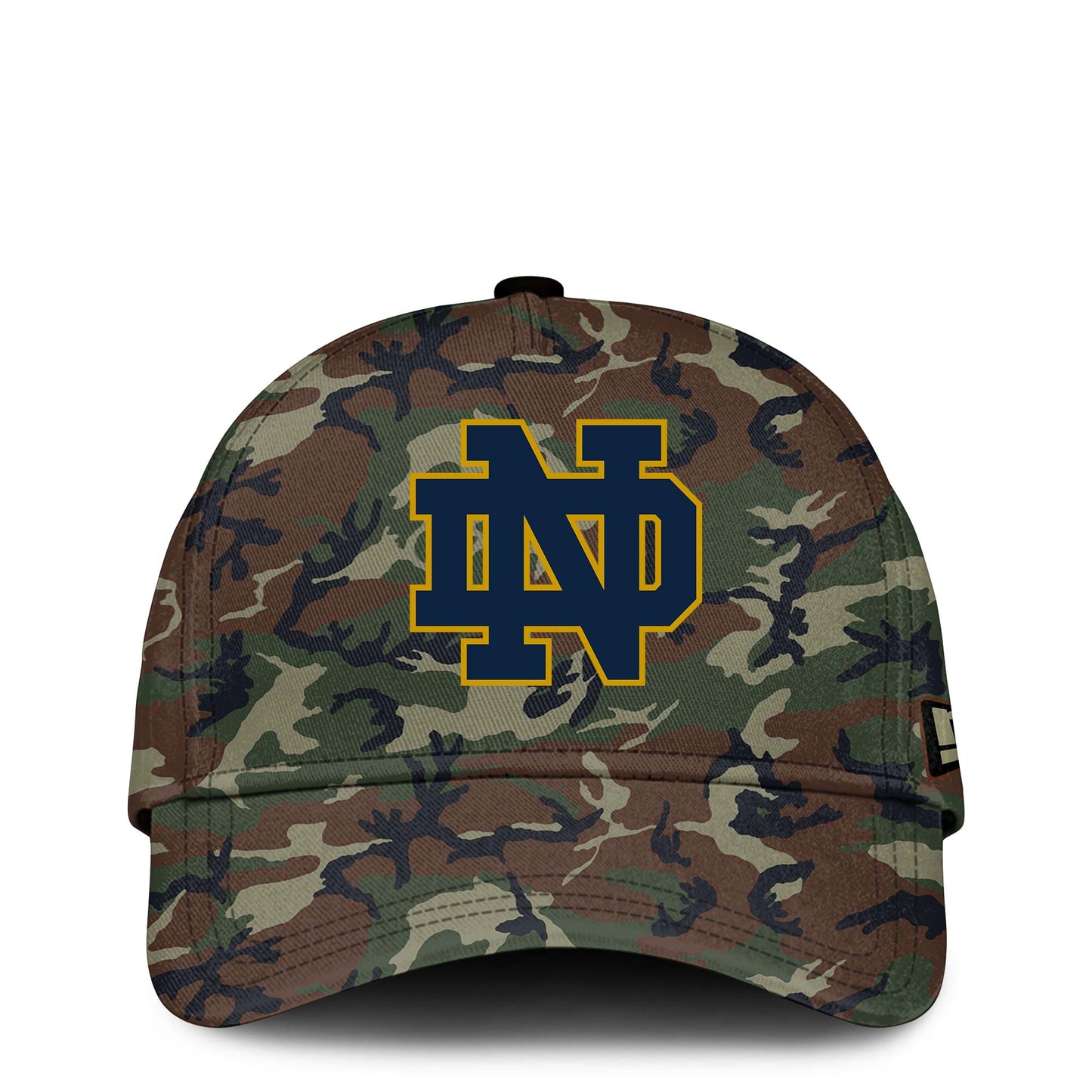 Premium NCAA Camo Gear - Notre Dame 2025 Military Appreciation Club Pullover Hoodie Camo