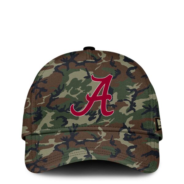 Premium NCAA Camo Gear - Alabama Crimson Tide Football 2025 Military Appreciation Club Hoodie