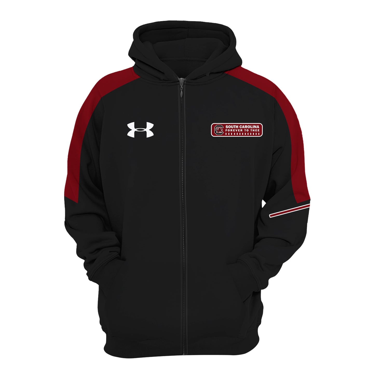 Premium South Carolina Gamecocks Gear - Special New Basketball Zip Hoodie