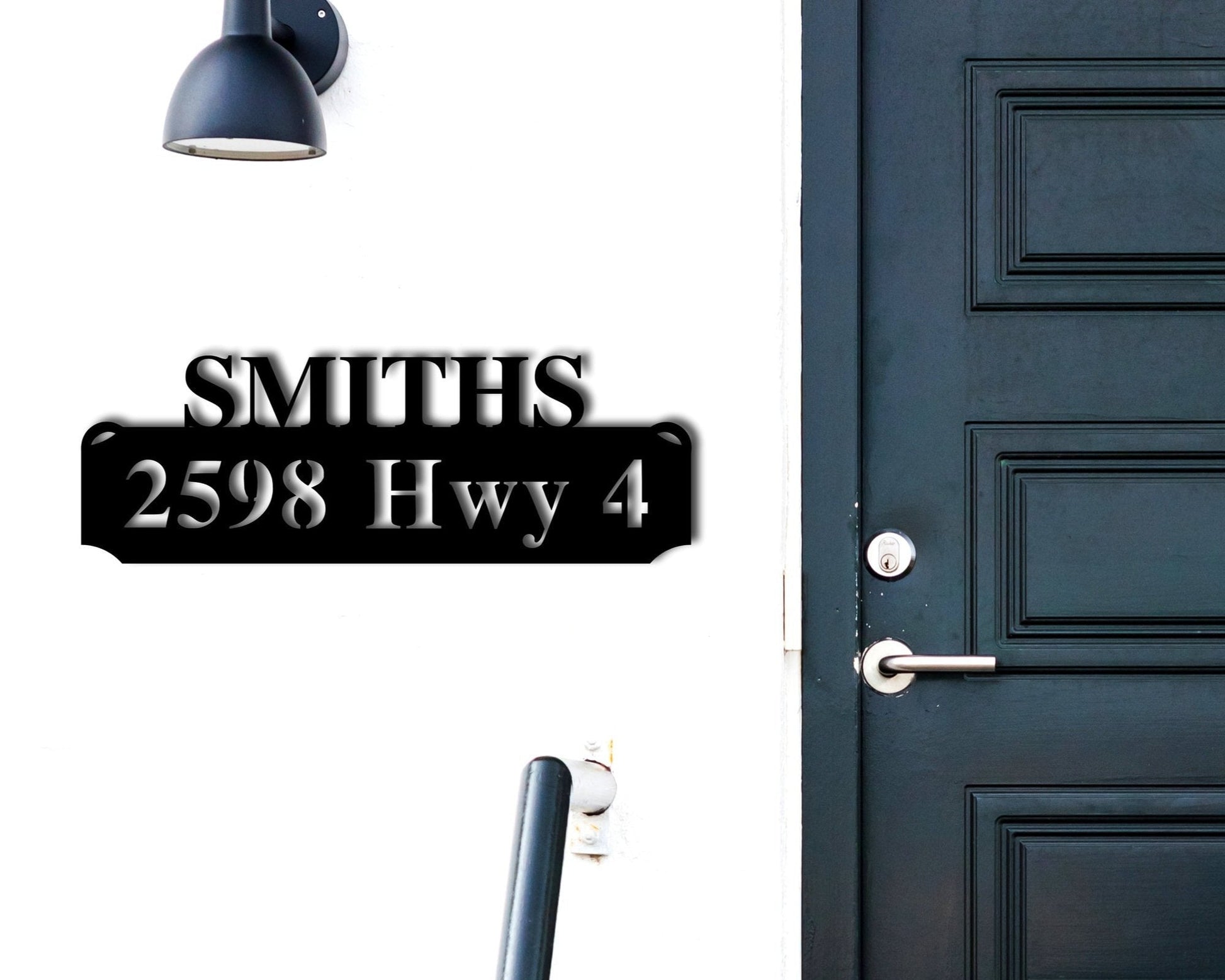 Personalized Metal Address Sign for House, Address Plaque Metal, Custom Metal Address Sign, Custom Address Sign, Metal Sign for Home