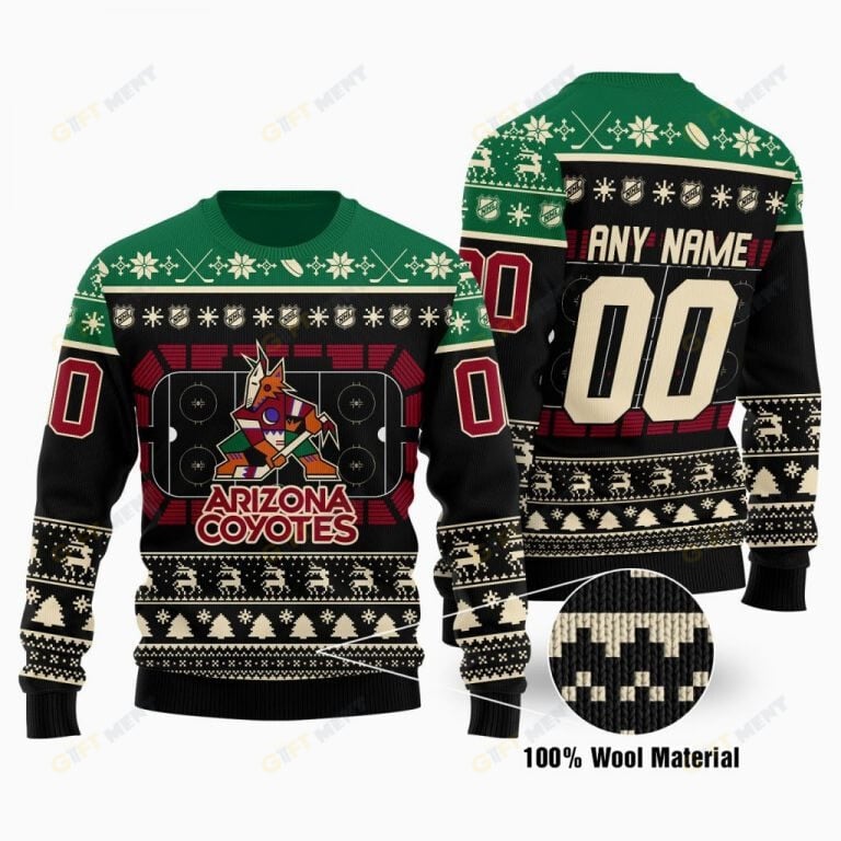 Premium Ugly Chritsmas Sweater For Fan Arizona Coyotes Ugly Sweater  - 2024 Unique Ugly Xmas Jumper