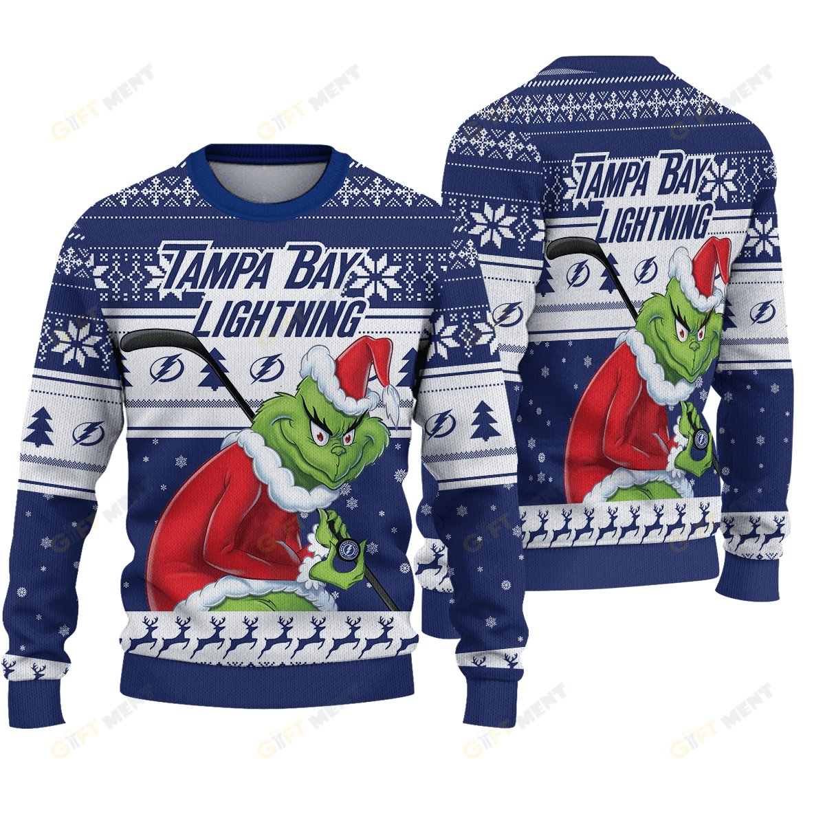 Premium Ugly Chritsmas Sweater For Fan Tampa Bay Lightning Ugly Sweater  - 2024 Unique Ugly Xmas Jumper