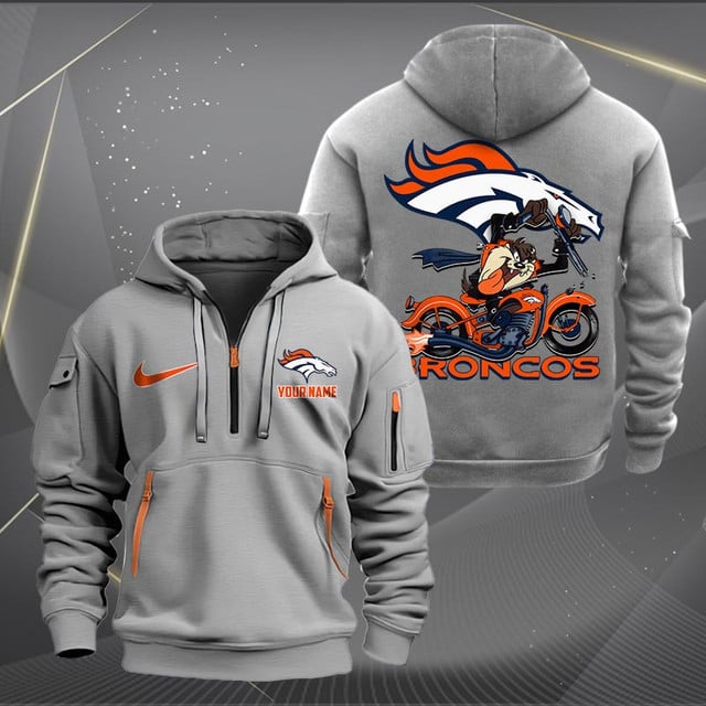 Denver Broncos New Hoodie 2024 - Raider Version Heavy Hoodie For Broncos Fan - Unique Custom Name Name Shirt For Christmas