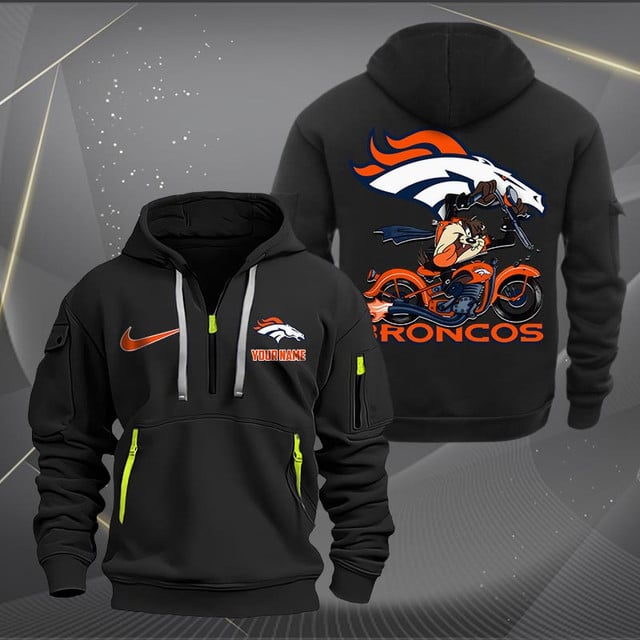 Denver Broncos New Hoodie 2024 - Raider Version Heavy Hoodie For Broncos Fan - Unique Custom Name Name Shirt For Christmas