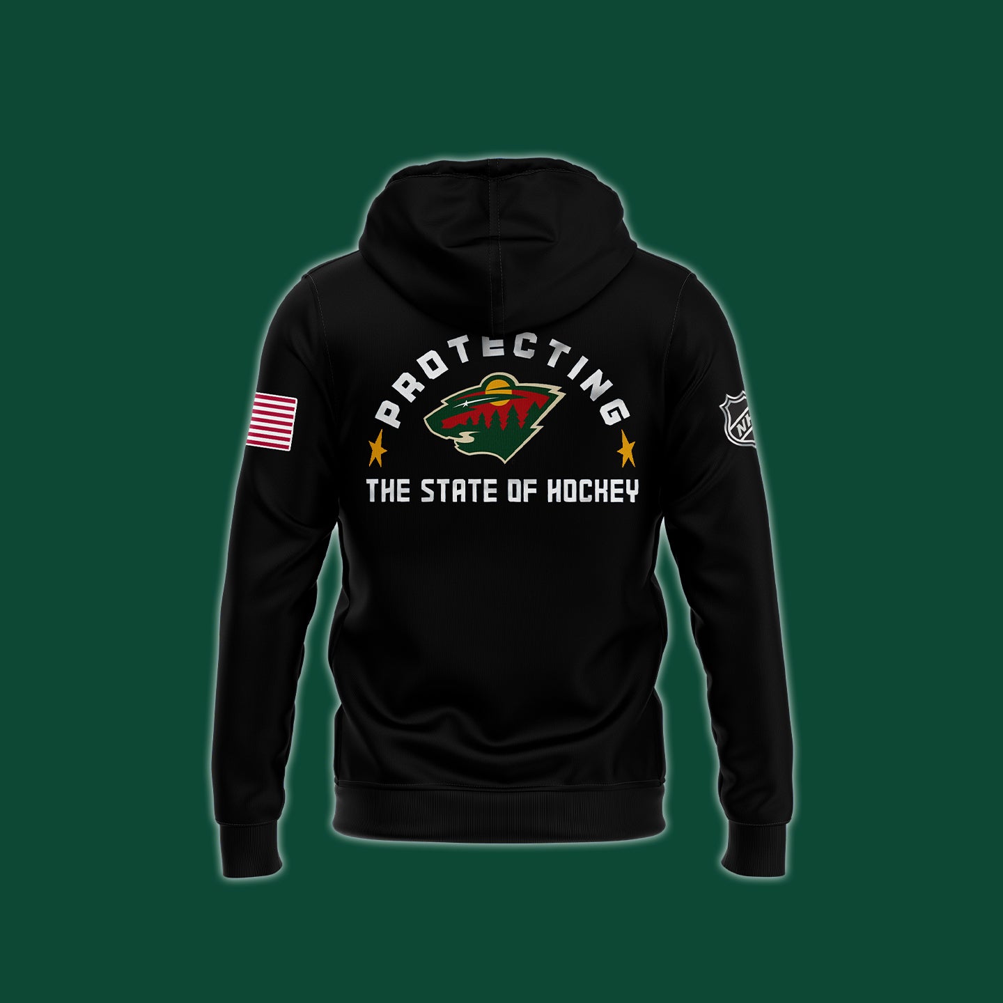 Premium Merch For Loyalists - Minnesota Wild Hockey x 2024 Firefighter Appreciation Night Premium Limited Hoodie