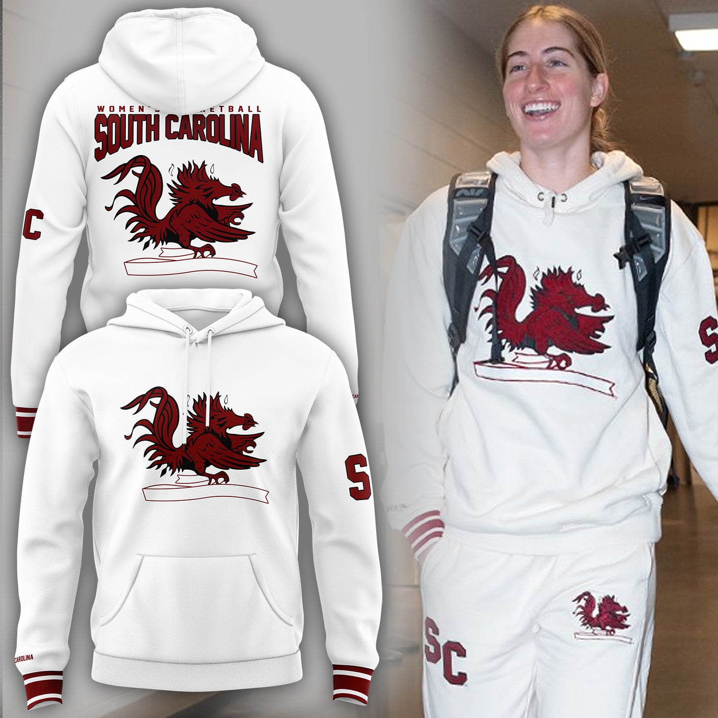 Premium South Carolina Gamecocks Gear - Women Basketball Limited Edition 2024 Hoodie