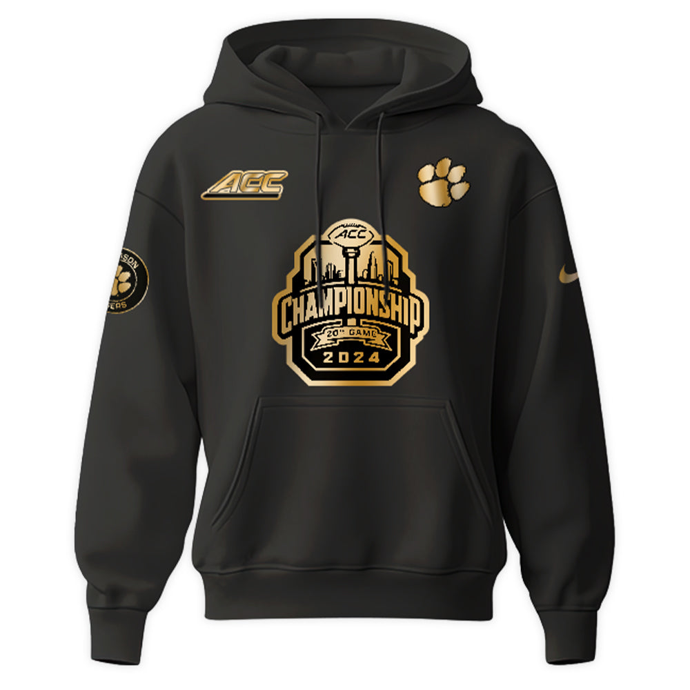 Premium Clemson Tigers Gear - Clemson Tigers Atlantic Coast Champions Limited Edition Hoodie 2024 - Unique Gift For Clemson Tigers Fan