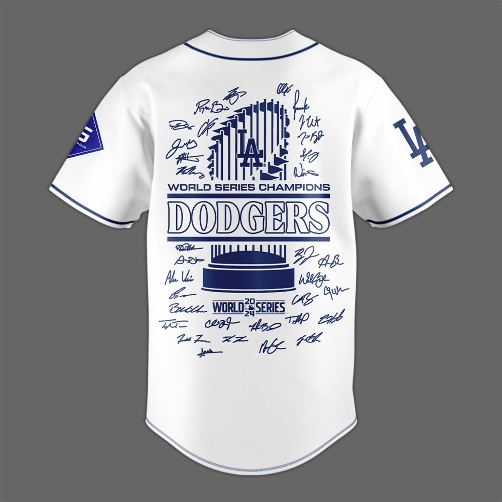 2024 Premium Los Angeles Dodgers Jersey - LA Dodgers World Series Champions Jersey | Jogger | Cap Combo - Unique Christmas Gift For Real Fan LAD01 - LA Dodger Baseball Jersey