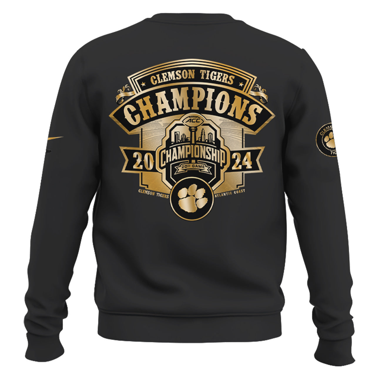 Premium Clemson Tigers Gear - Clemson Tigers Atlantic Coast Champions Limited Edition Sweatshirt 2024 - Unique Gift For Clemson Tigers Fan