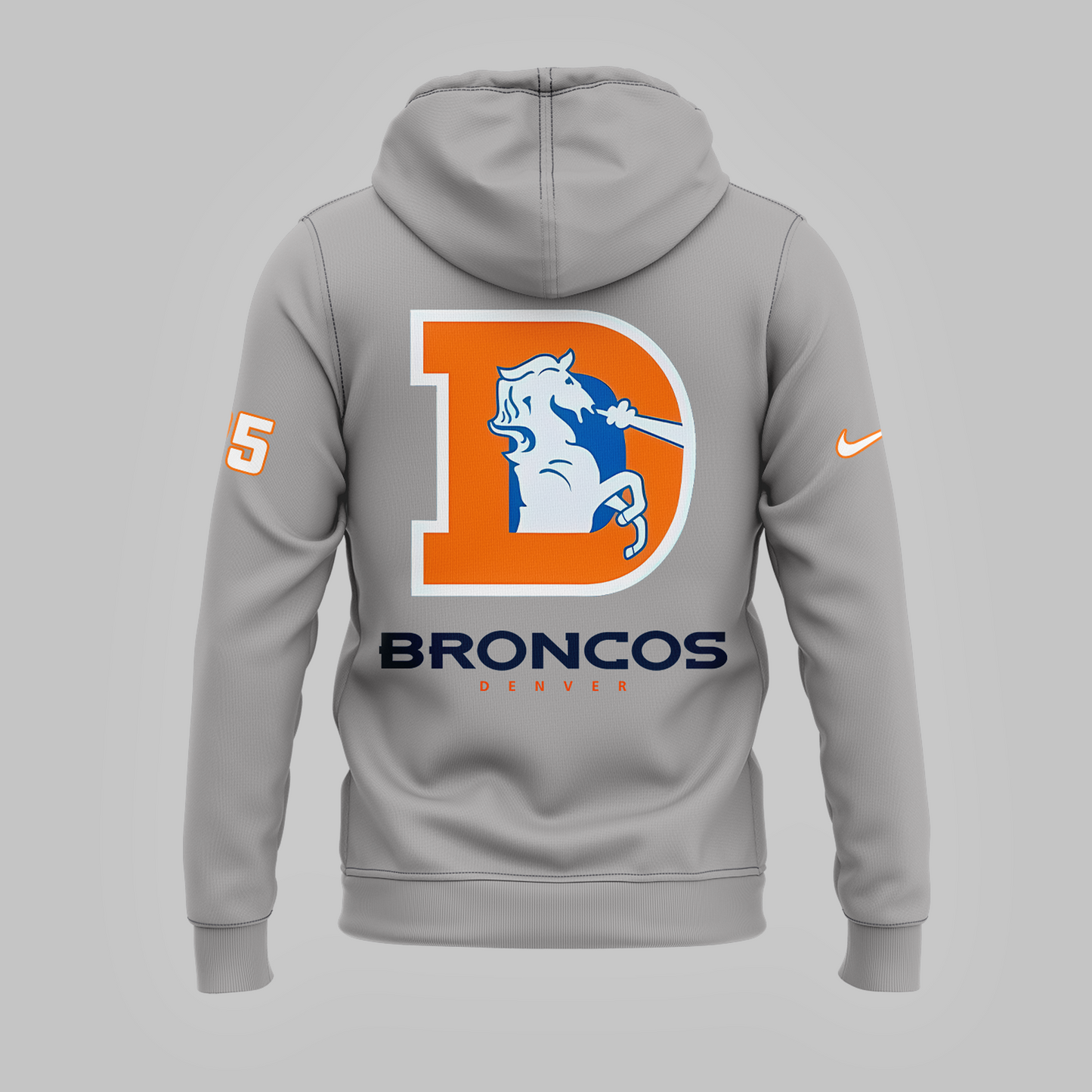 Limited Edition Denver Broncos 2025 Hoodie Grey