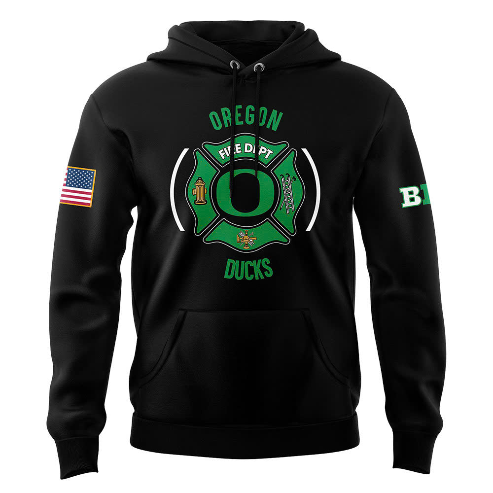 Oregon Football x 2024 Firefighter Appreciation Night Premium Limited Pullover Hoodie