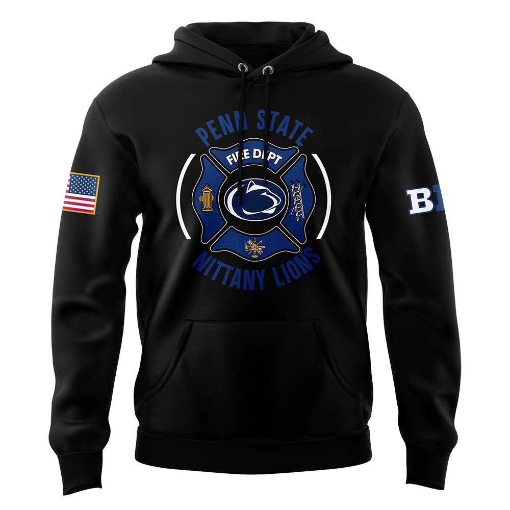 Penn State Nittany Lions Football x 2024 Firefighter Appreciation Night Premium Limited Pullover Hoodie