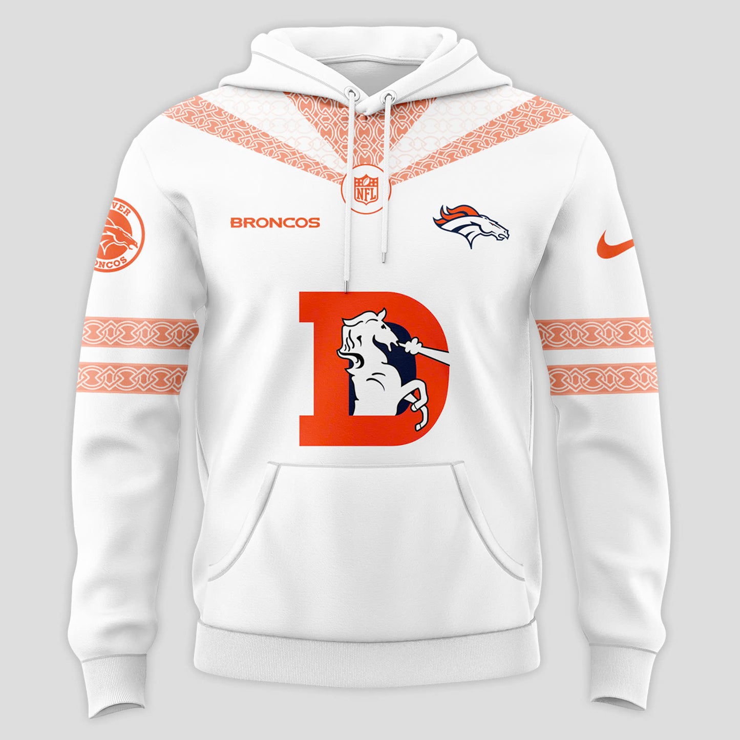 Limited Denver Broncos New Hoodie - We're In Version White